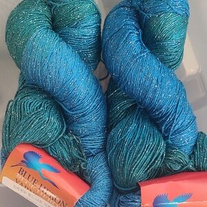 Blue Herron Yarn Crochet Crocheting Knit Knitting Wool